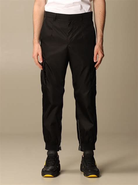 prada black shorts|Prada cargo pants men.